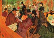  Henri  Toulouse-Lautrec Moulin Rouge USA oil painting artist